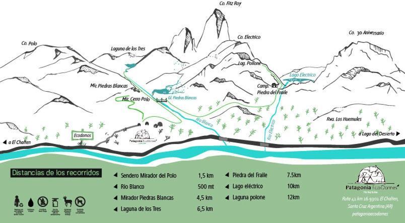 Patagonia Eco Domes Hotel เอลชัลเตน ภายนอก รูปภาพ